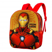 Wholesale Distributor Small 3D Backpack Iron Man Angry