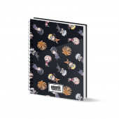 Wholesale Distributor A5 Notebook Grid Paper Naruto Wind