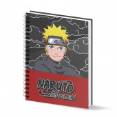 A4 Notebook Grid Paper Naruto Clouds