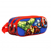 3D Double Pencil Case The Avengers Go On