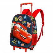 Wholesale Distributor Small 3D Backpack with Wheels Cars 3 Winner