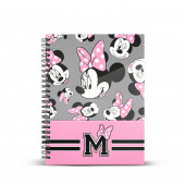 Wholesale Distributor A5 Notebook Grid Paper Minnie Mouse Ribbons