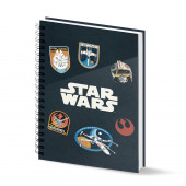 Grossista Distributore vendita all'ingroso Quaderno A4 Carta a Griglia Star Wars Pilot