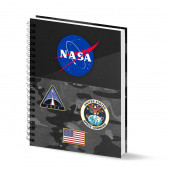 Mayorista Distribuidor Cuaderno A5 Papel Cuadriculado NASA Camo