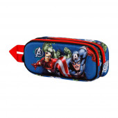 3D Double Pencil Case The Avengers Energy