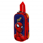 Wholesale Distributor 3D Double Pencil Case Spiderman Sides