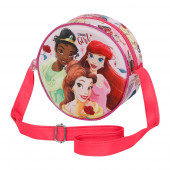 Bolso Redondo 3D Princesas Disney Strong