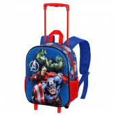 Small 3D Backpack with Wheels The Avengers Energy