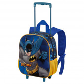 Small 3D Backpack with Wheels Batman Night