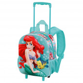 Wholesale Distributor Small 3D Backpack with Wheels Ariel Sea