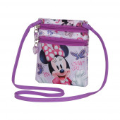 Action Vertical Shoulder Bag Minnie Mouse Butterflies