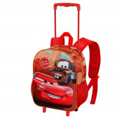 Wholesale Distributor Small 3D Backpack with Wheels Cars 3 Desert Road