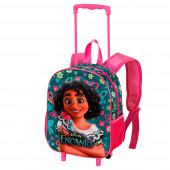 Small 3D Backpack with Wheels Encanto Mirabel