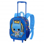 Wholesale Distributor Small 3D Backpack with Wheels Batman Zap