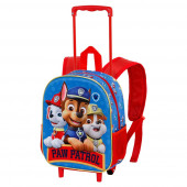 Wholesale Distributor Small 3D Backpack with Wheels Paw Patrol Ready