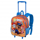 Wholesale Distributor Small 3D Backpack with Wheels Paw Patrol Paweome