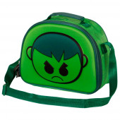 3D Lunch Bag Hulk Bobblehead