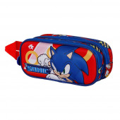 Mayorista Distribuidor Estuche Portatodo Doble 3D Sonic Game