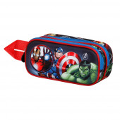 3D Double Pencil Case The Avengers Superhero