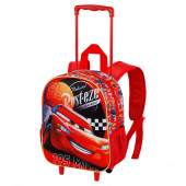 Small 3D Backpack with Wheels Cars 3 Bumper