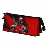 Triple Pencil Case Deadpool Bad