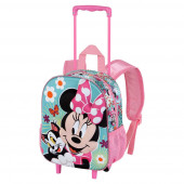 Small 3D Backpack with Wheels Minnie Mouse Figaro