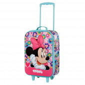 Soft 3D Trolley Suitcase Minnie Mouse Heart