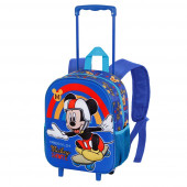 Small 3D Backpack with Wheels Mickey Mouse Freestyle