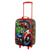 Soft 3D Trolley Suitcase The Avengers Invencible