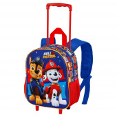 Small 3D Backpack with Wheels Paw Patrol Duty