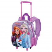 Wholesale Distributor Small 3D Backpack with Wheels Frozen 2 Friends