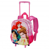 Wholesale Distributor Small 3D Backpack with Wheels Disney Princess Palace