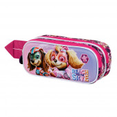 3D Double Pencil Case Paw Patrol Mighty