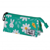 Triple Pencil Case Oh My Pop! Blooming