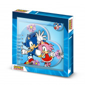 SONIC Cuad Corazón Llave+ Boli