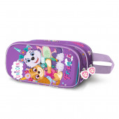 Estuche Portatodo Doble 3D La Patrulla Canina Magic