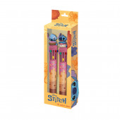 Grossiste Distributeur Vente en gross Pack de 2 Stylos à 10 Couleurs Lilo et Stitch Mix