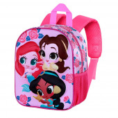 Mochila 3D Elite Princesas Disney Flowers