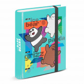 4 Rings Binder Ruled Paper We Bare Bears Squad