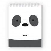 Spiral Notebook We Bare Bears Panda