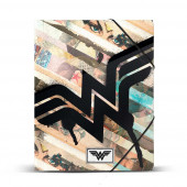 Wholesale Distributor Elastic Bands Folder Wonder Woman Collage