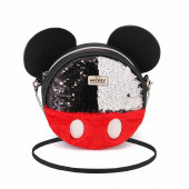 Round Shoulder Bag Mickey Mouse Sequin