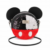 Wholesale Distributor Small Round Shoulder Bag Mickey Mouse Sequin