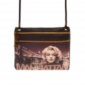 Grossiste Distributeur Vente en gross Sac à Bandoulière Action Mini Horizontal Marilyn Monroe MANHATTAN
